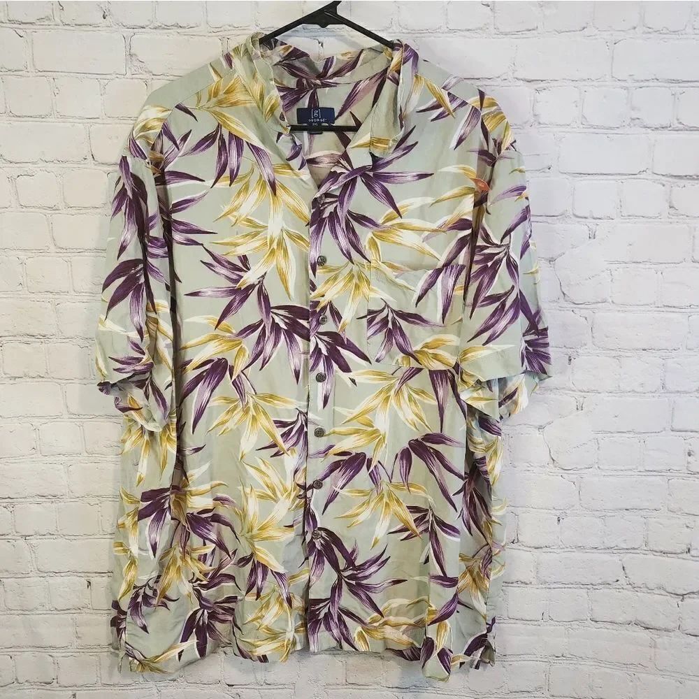 Men's George Hawaiian shirt, size XXL